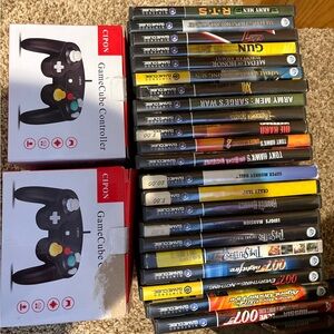 GameCube Controller and games lot